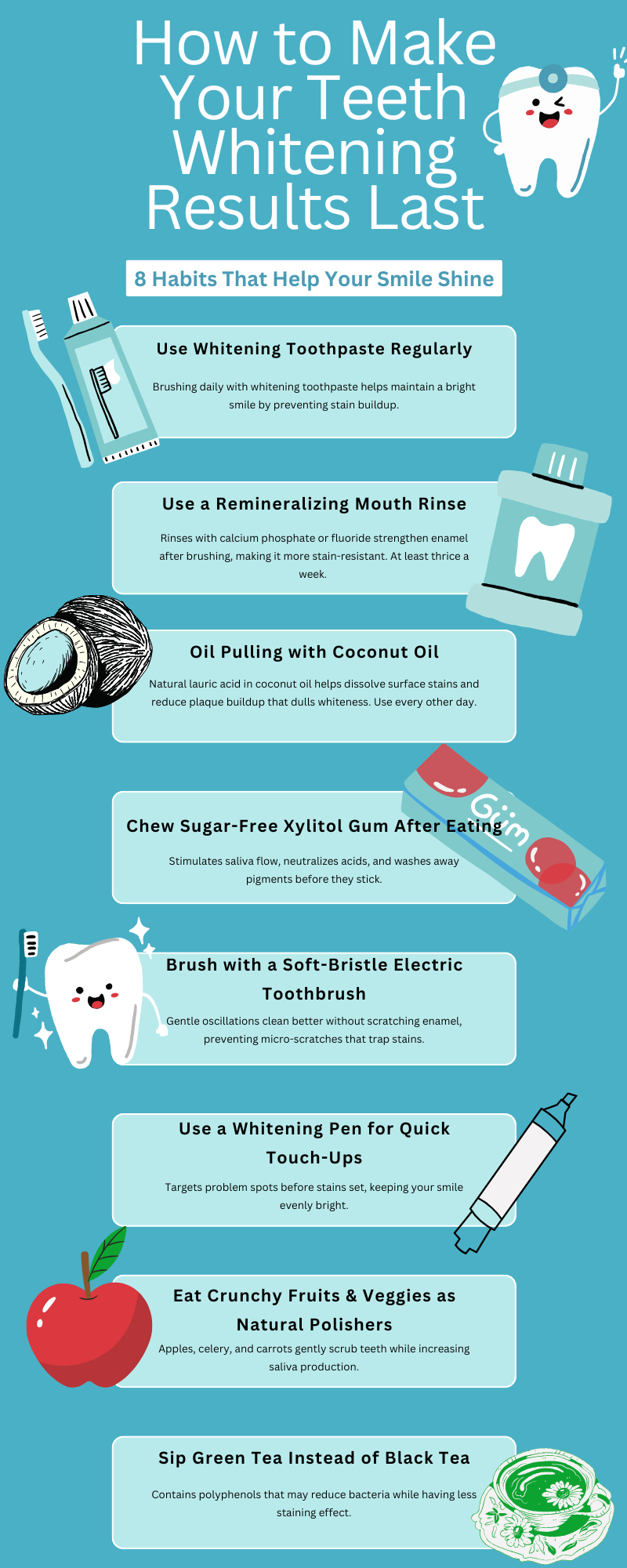 How to Make Your Teeth Whitening Results Last